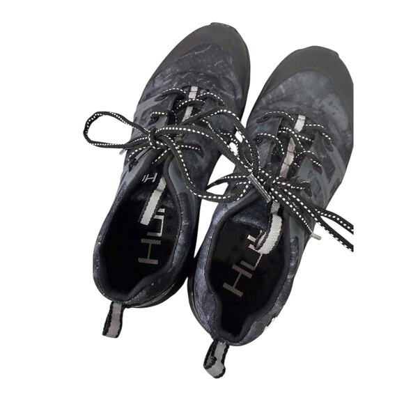 Huk Men's Outrigger Fishing Tennis Shoes With Drains Black Gray Grey Size 8 - Picture 5 of 8